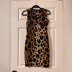 Kim kardashian Dresses, KK sears collection Cheeta print. Size Small